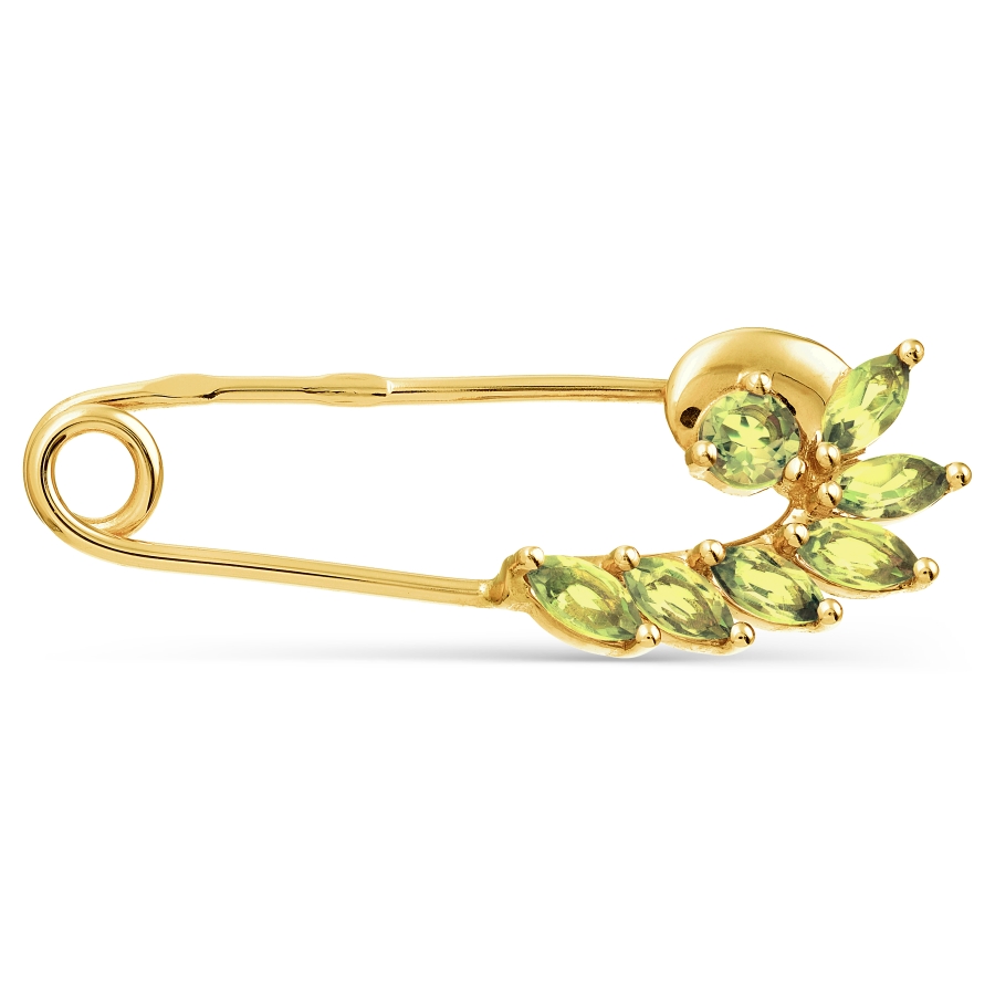 Брошь с хризолитами Линии Любви, Брошь Т90109211
Брошь с хризолитами Линии Любви, Брошь Т90109211