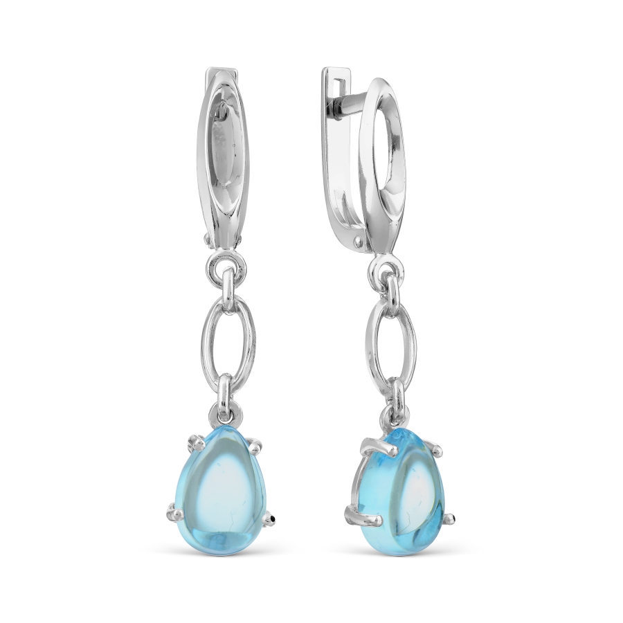 Серьги с аквамаринами ситалл Линии Любви, Серьги Т742024482-03
Серьги с аквамаринами ситалл Линии Любви, Серьги Т742024482-03