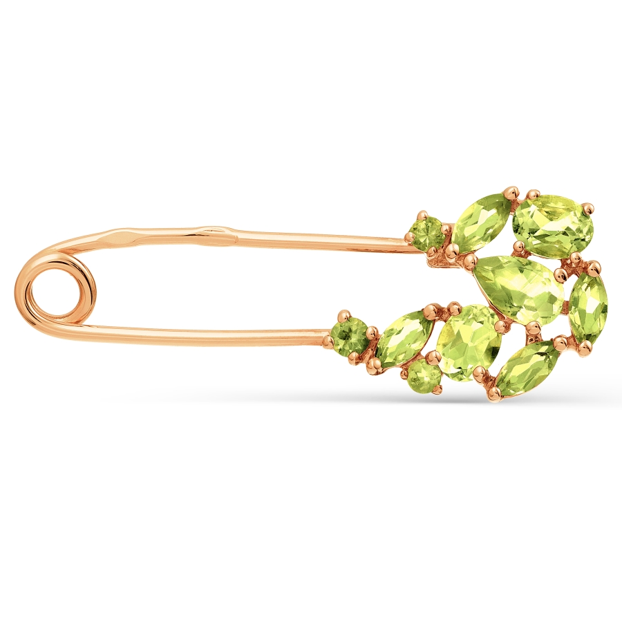 Брошь с хризолитами Линии Любви, Брошь Т10109213
Брошь с хризолитами Линии Любви, Брошь Т10109213