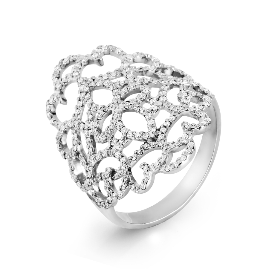 Кольцо с фианитами Линии Любви, Кольцо Т302016567
Кольцо с фианитами Линии Любви, Кольцо Т302016567