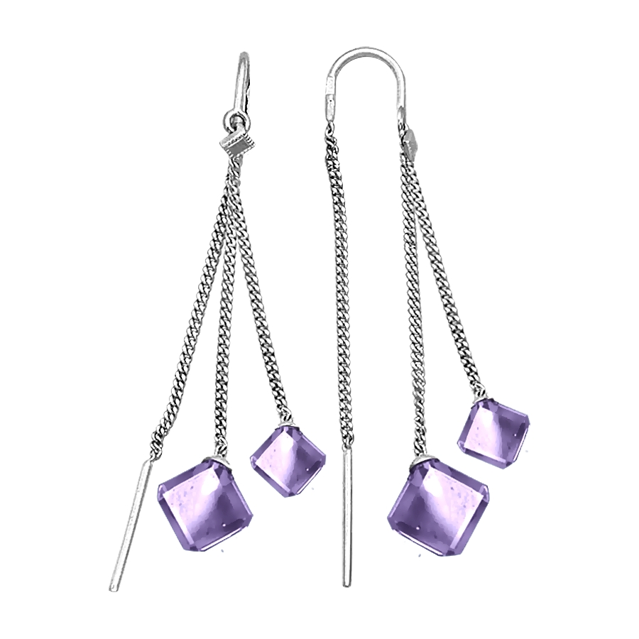 Серьги с аметистами Линии Любви, Серьги Т30102863-02
Серьги с аметистами Линии Любви, Серьги Т30102863-02