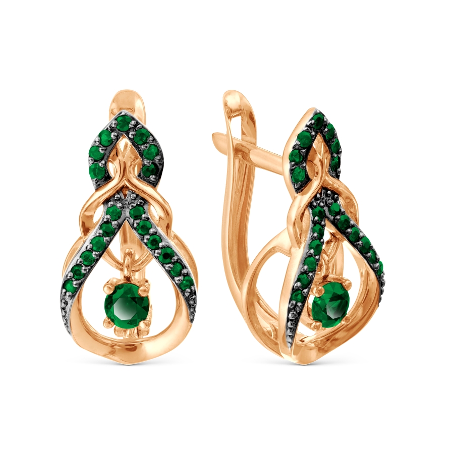 Серьги с изумрудами Линии Любви, Серьги Т141029642
Серьги с изумрудами Линии Любви, Серьги Т141029642