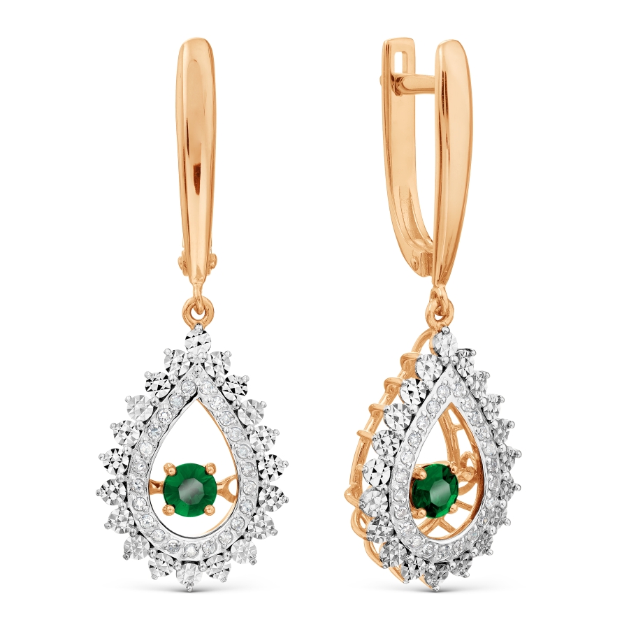 Серьги с изумрудами и бриллиантами Линии Любви, Серьги Т145629324
Серьги с изумрудами и бриллиантами Линии Любви, Серьги Т145629324