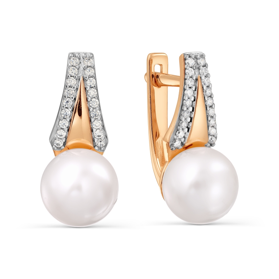 Серьги с жемчугом и фианитами Линии Любви, Серьги Т148027943
Серьги с жемчугом и фианитами Линии Любви, Серьги Т148027943