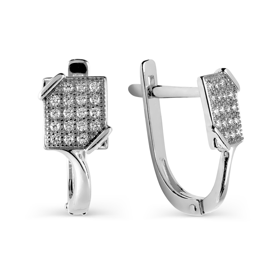 Серьги с фианитами Линии Любви, Серьги Т307026034
Серьги с фианитами Линии Любви, Серьги Т307026034