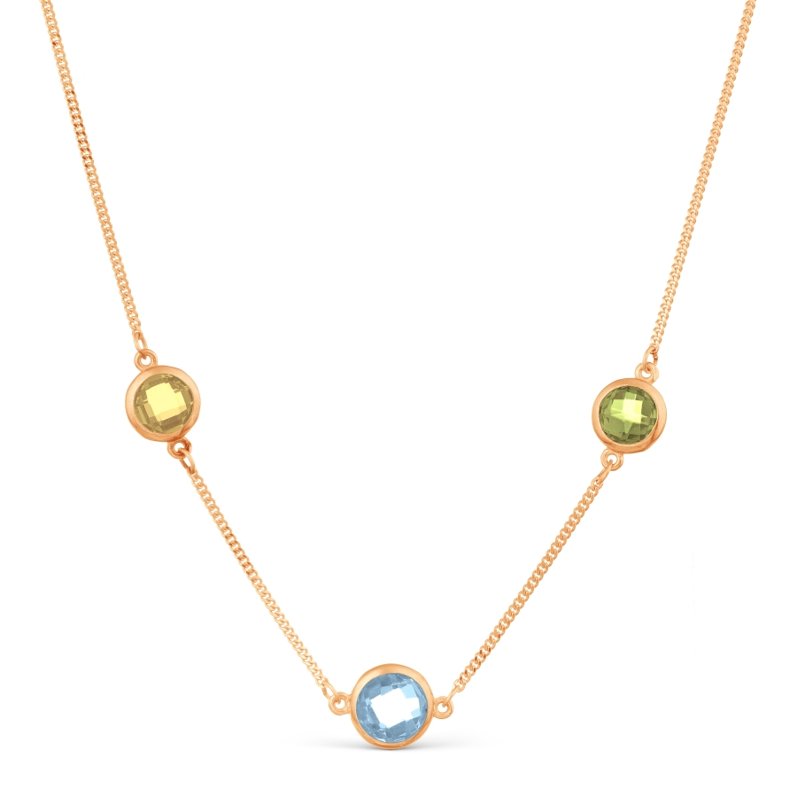 Колье с топазом, хризолитом и цитрином Линии Любви, Колье Т10111588
Колье с топазом, хризолитом и цитрином Линии Любви, Колье Т10111588