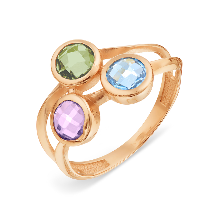 Кольцо с аметистами и топазом Линии Любви, Кольцо Т101018562
Кольцо с аметистами и топазом Линии Любви, Кольцо Т101018562