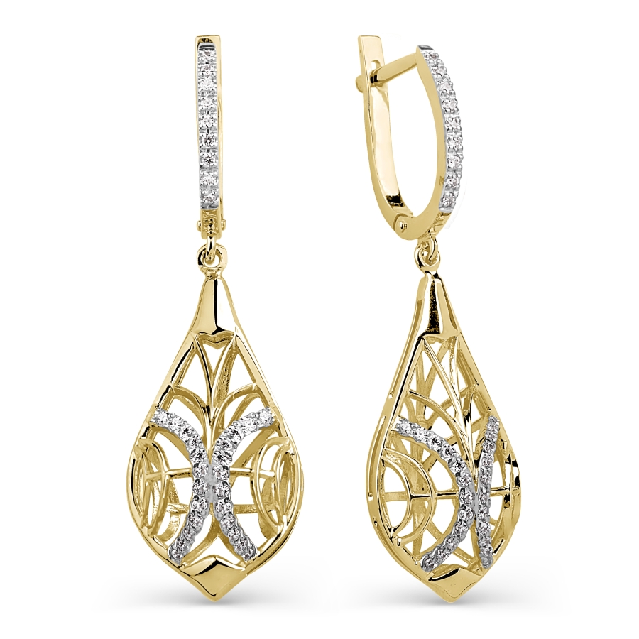 Серьги с фианитами Линии Любви
Серьги с фианитами Линии Любви