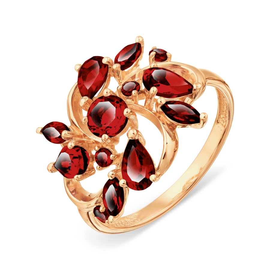 Кольцо с гранатами Линии Любви, Кольцо Т101018149
Кольцо с гранатами Линии Любви, Кольцо Т101018149