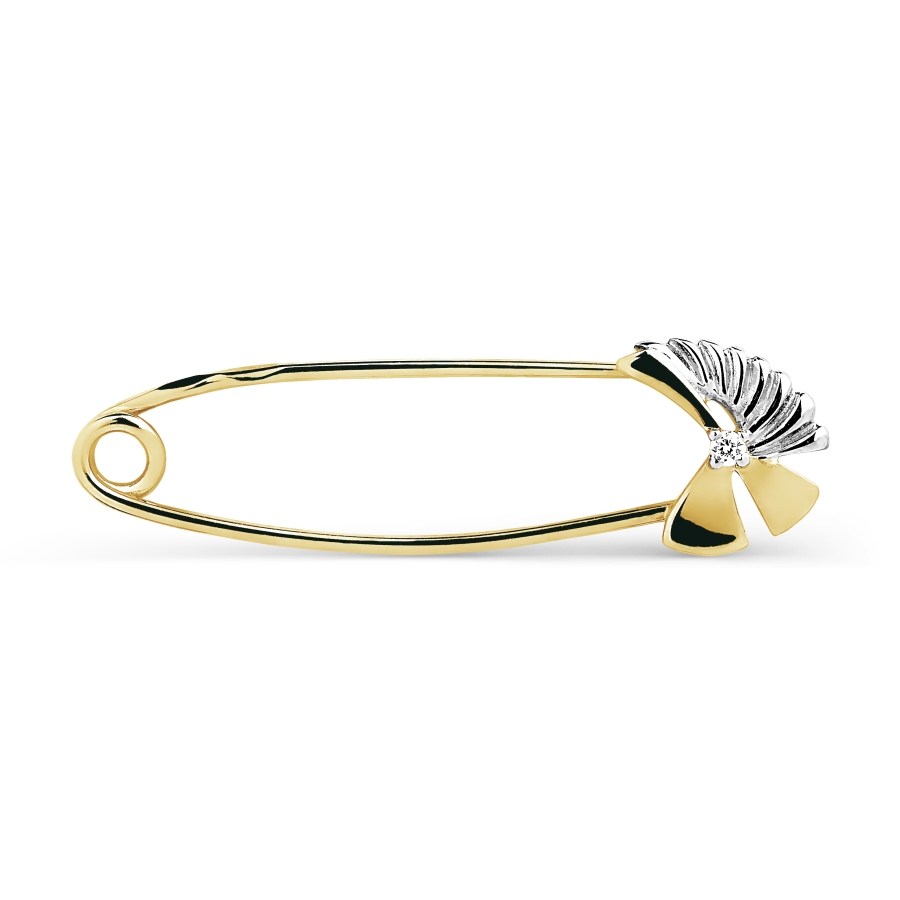 Булавка с фианитом Линии Любви, Булавка Т94209135 
Булавка с фианитом Линии Любви, Булавка Т94209135