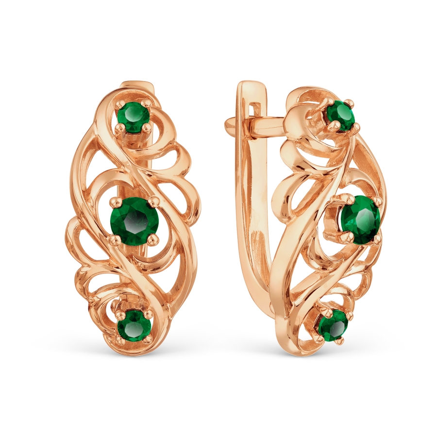 Серьги с изумрудами Линии Любви
Серьги с изумрудами Линии Любви