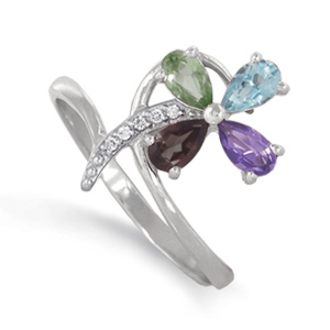 Кольцо с аметистом, гранатом, топазом, хризолитом и фианитами Линии Любви, Кольцо Т303012701
Кольцо с аметистом, гранатом, топазом, хризолитом и фианитами Линии Любви, Кольцо Т303012701