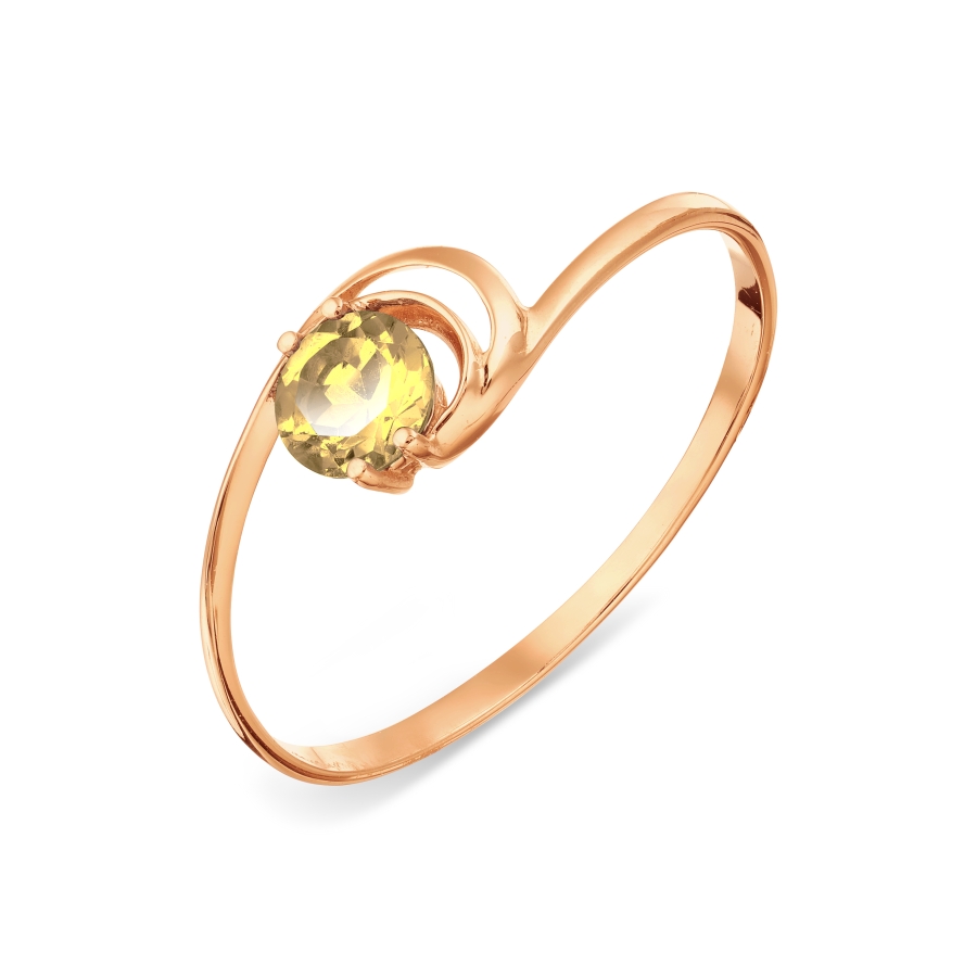 Кольцо с цитрином Линии Любви, Кольцо Т101018240
Кольцо с цитрином Линии Любви, Кольцо Т101018240