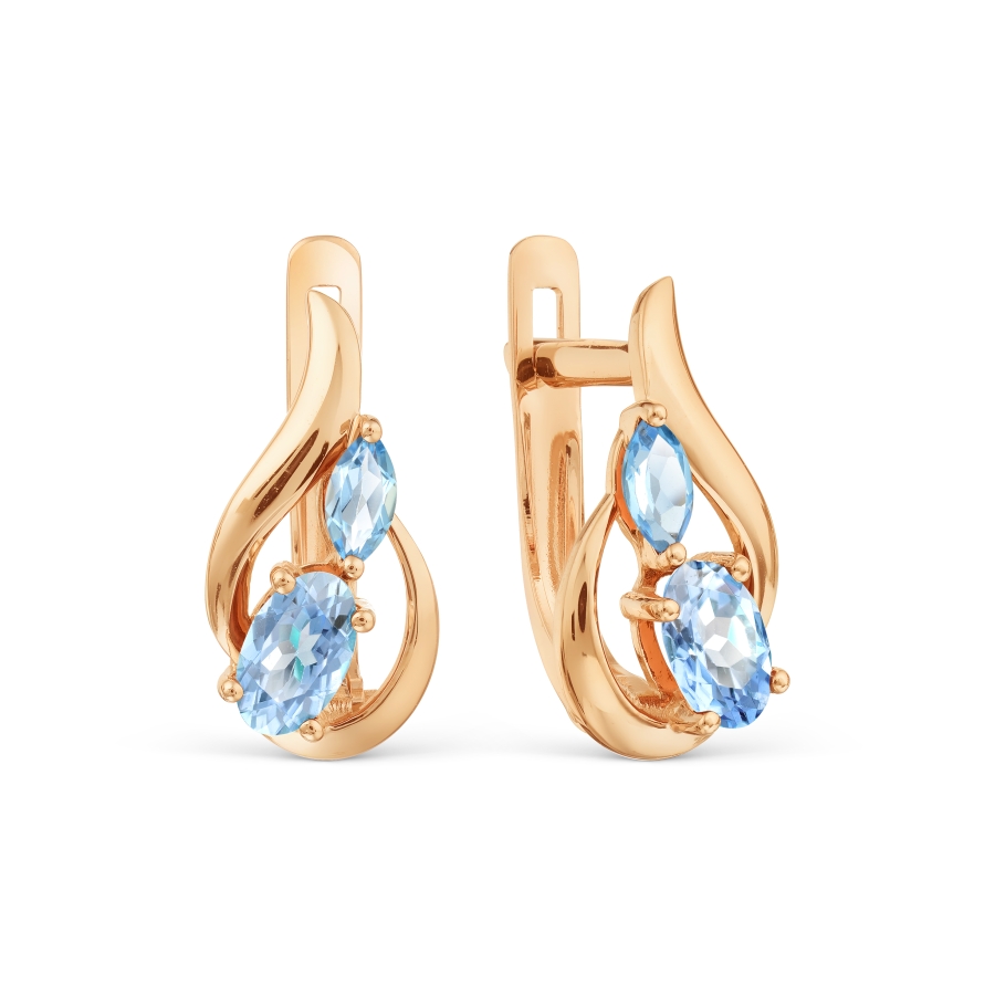 Серьги с топазами Линии Любви, Серьги Т101029568
Серьги с топазами Линии Любви, Серьги Т101029568