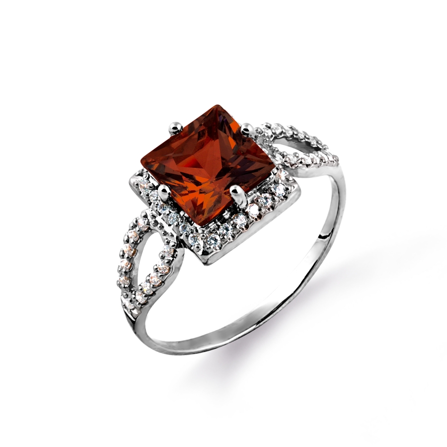 Кольцо с гранатом и фианитами Линии Любви
Кольцо с гранатом и фианитами Линии Любви