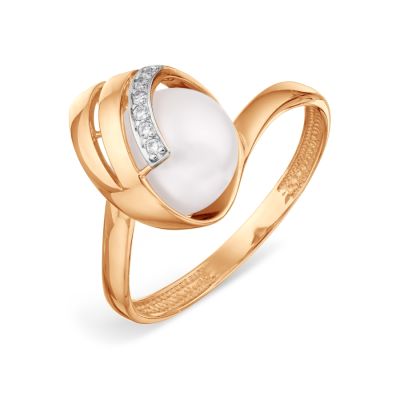 Кольцо с жемчугом и фианитами Линии Любви, Кольцо Т14801А300
Кольцо с жемчугом и фианитами Линии Любви, Кольцо Т14801А300