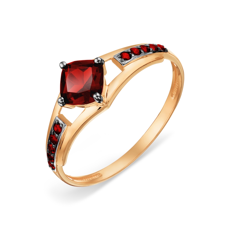 Кольцо с гранатом и фианитами Линии Любви, Кольцо Т14701А045-02
Кольцо с гранатом и фианитами Линии Любви, Кольцо Т14701А045-02