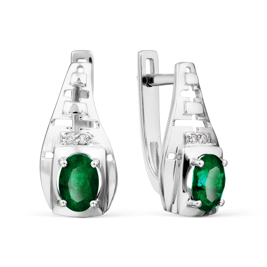 Серьги с изумрудами и бриллиантами Линии Любви, Серьги Т306028704
Серьги с изумрудами и бриллиантами Линии Любви, Серьги Т306028704