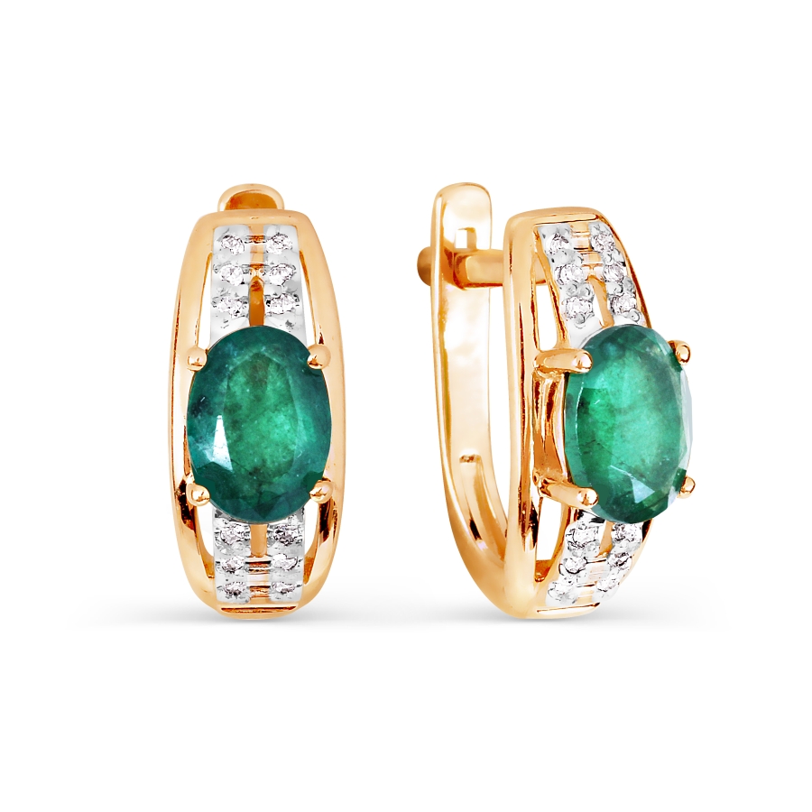 Серьги с изумрудами и бриллиантами Линии Любви, Серьги Т141026679
Серьги с изумрудами и бриллиантами Линии Любви, Серьги Т141026679