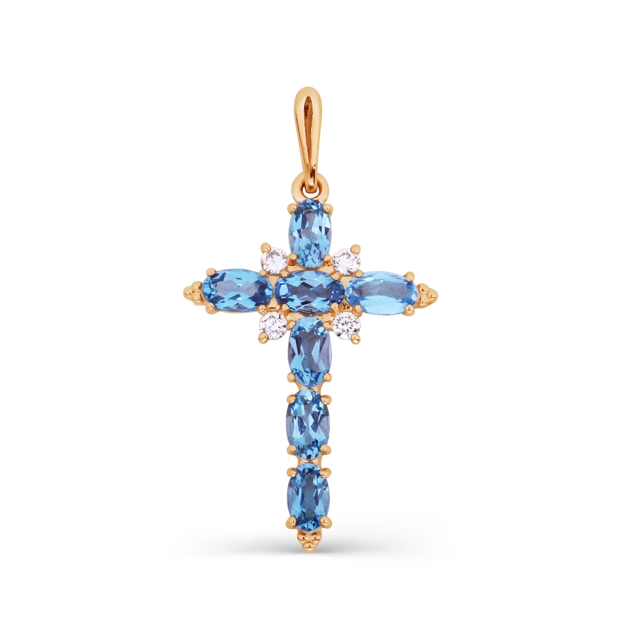 Подвеска с топазами и фианитами Линии Любви, Подвески и кулоны Т10306596
Подвеска с топазами и фианитами Линии Любви, Подвески и кулоны Т10306596