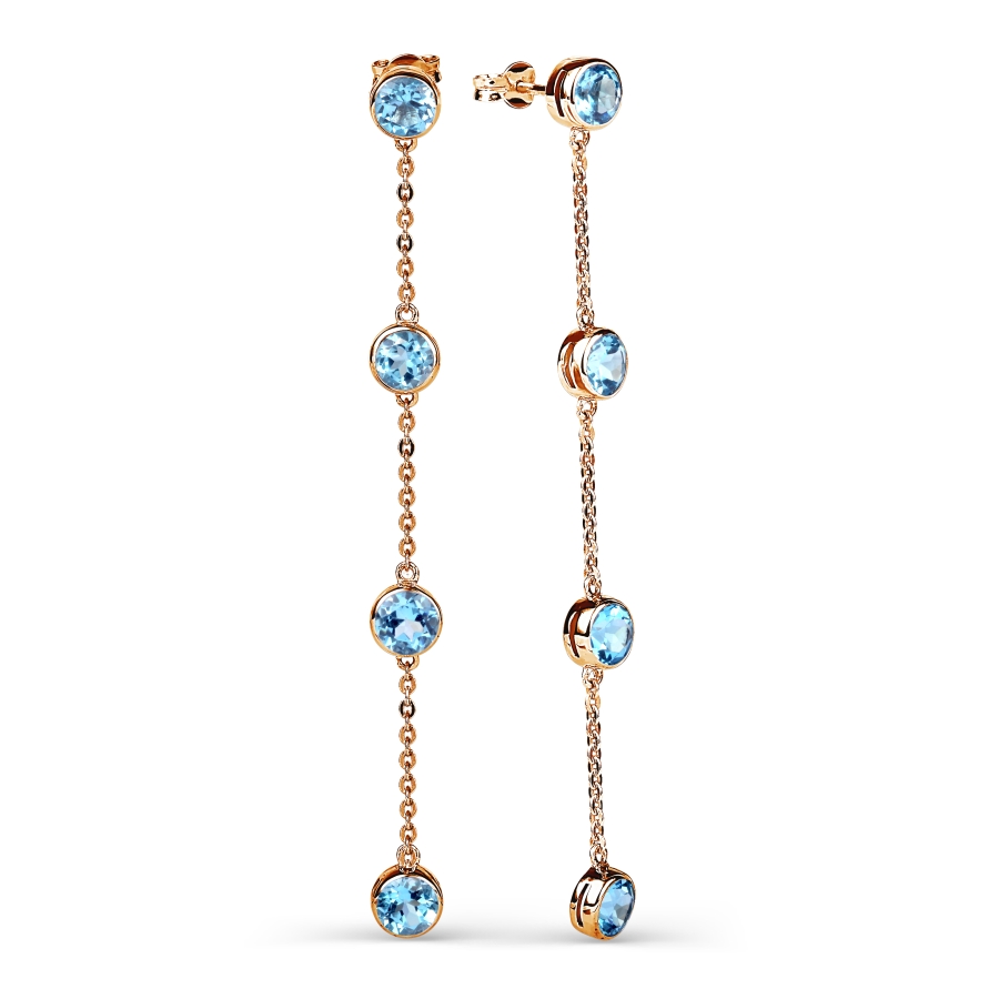 Серьги с топазами Линии Любви, Серьги Т101025523
Серьги с топазами Линии Любви, Серьги Т101025523