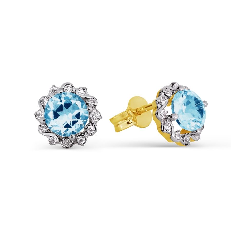 Серьги с топазами и фианитами Линии Любви, Серьги Т943026720-01
Серьги с топазами и фианитами Линии Любви, Серьги Т943026720-01