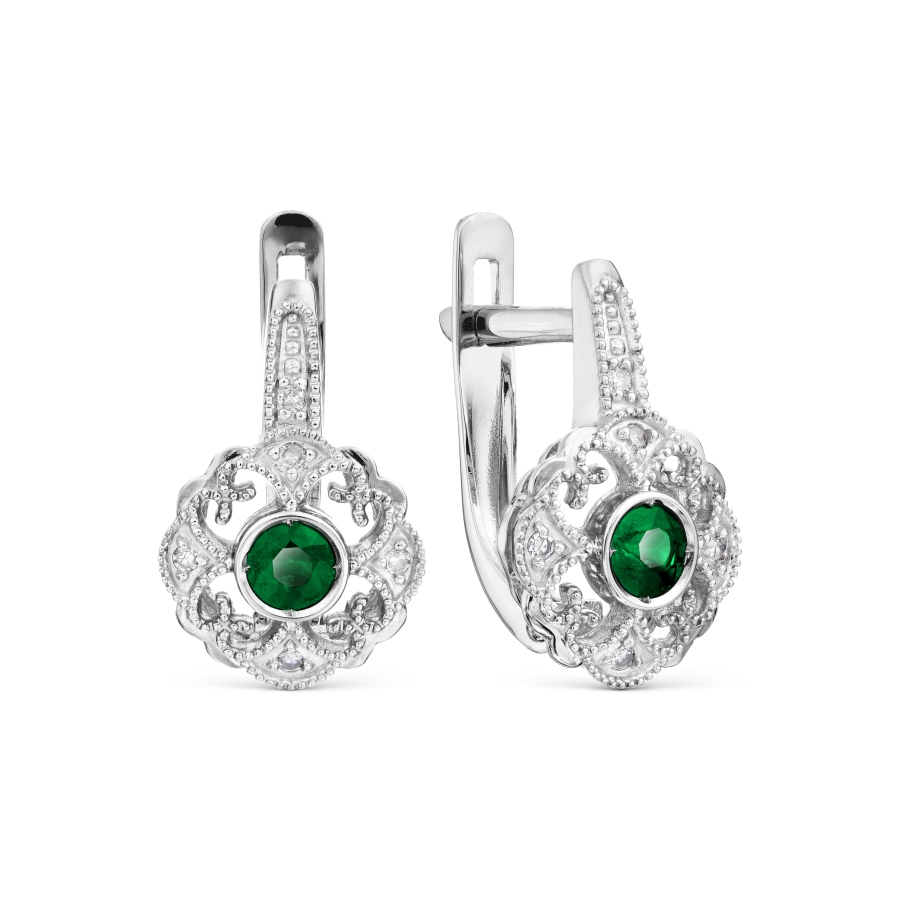 Серьги с изумрудами и бриллиантами Линии Любви, Серьги Т306029973
Серьги с изумрудами и бриллиантами Линии Любви, Серьги Т306029973