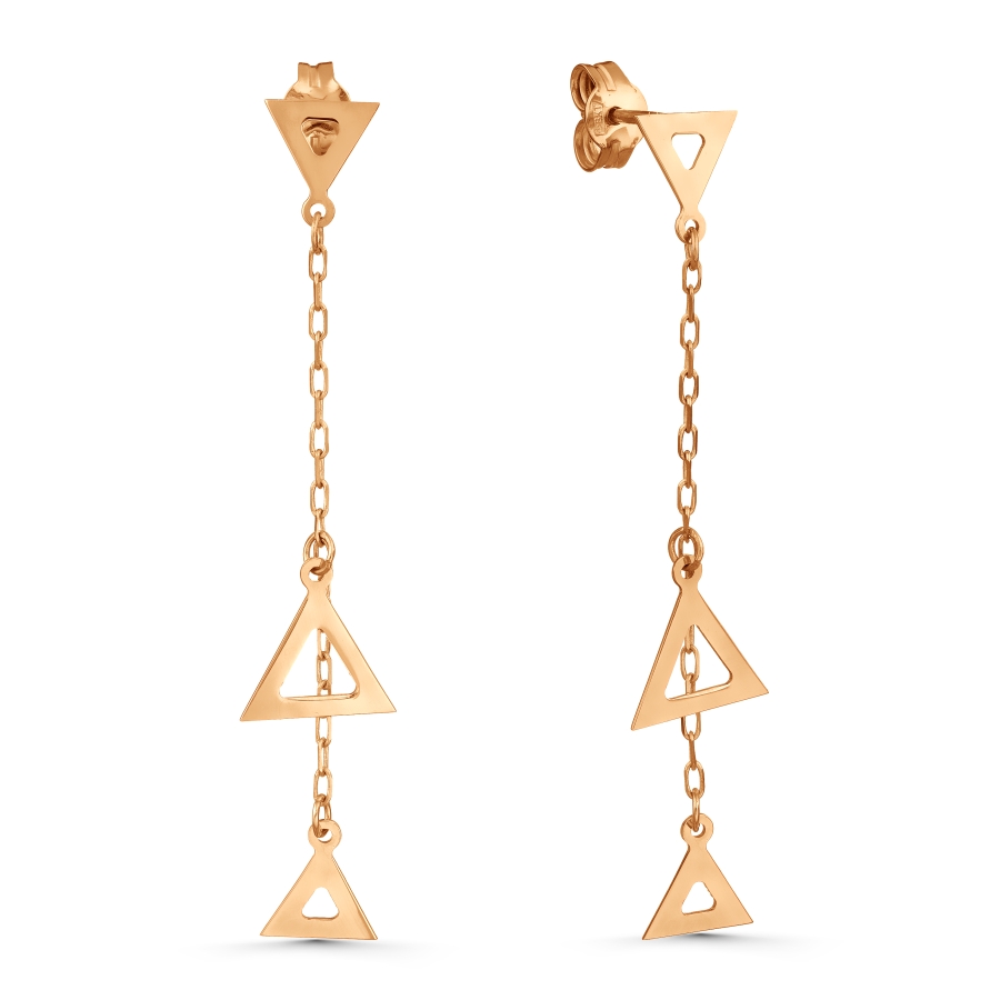 Серьги из красного золота Линии Любви, Серьги Т100029542
Серьги из красного золота Линии Любви, Серьги Т100029542