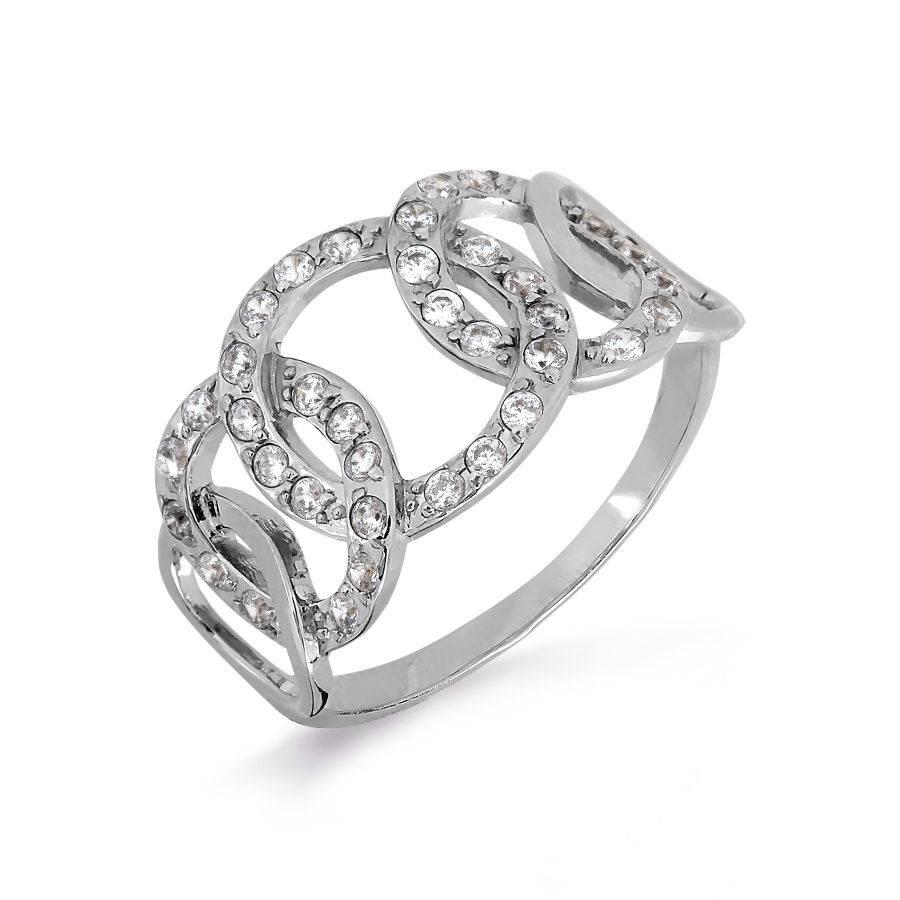 Кольцо с фианитами Линии Любви, Кольцо Т307016613
Кольцо с фианитами Линии Любви, Кольцо Т307016613