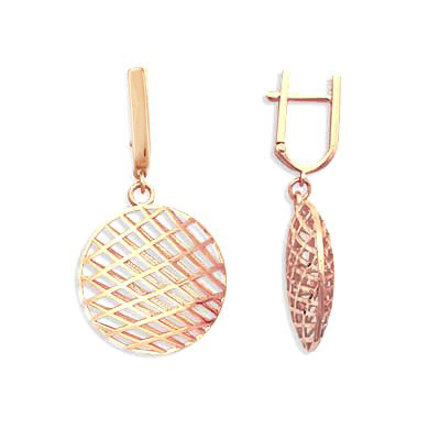 Серьги из красного золота Линии Любви, Серьги Т100622131
Серьги из красного золота Линии Любви, Серьги Т100622131