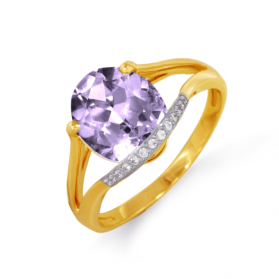 Кольцо с аметистом и фианитами Линии Любви, Кольцо Т943012641
Кольцо с аметистом и фианитами Линии Любви, Кольцо Т943012641