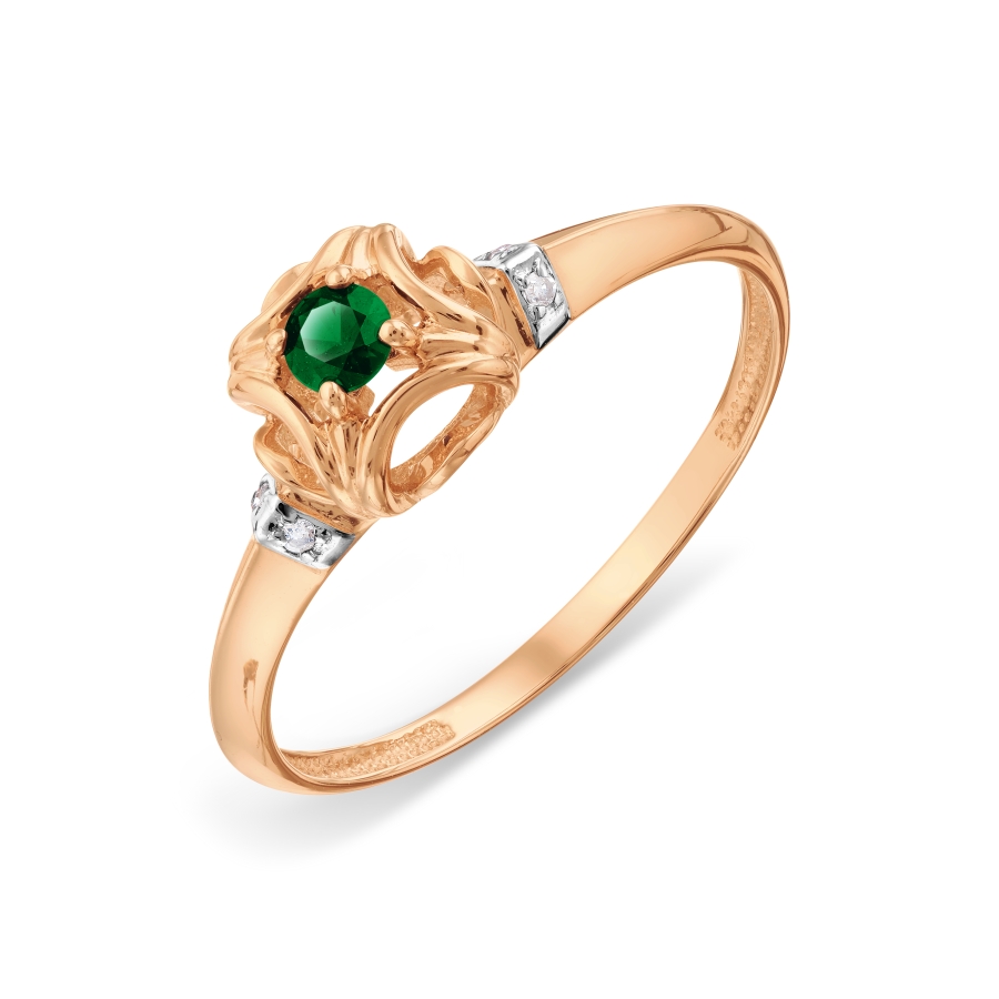 Кольцо с изумрудом и бриллиантами Линии Любви, Кольцо Т116018273
Кольцо с изумрудом и бриллиантами Линии Любви, Кольцо Т116018273