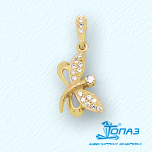 Подвеска с фианитами Линии Любви, Подвески и кулоны Т90203274 
Подвеска с фианитами Линии Любви, Подвески и кулоны Т90203274