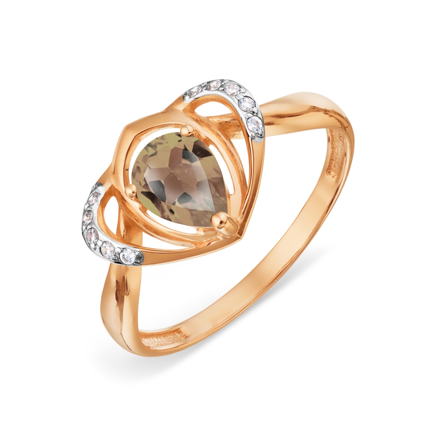 Кольцо с раухтопазом и фианитами Линии Любви, Кольцо Т147018535
Кольцо с раухтопазом и фианитами Линии Любви, Кольцо Т147018535