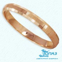 Кольцо обручальное из красного золота, 2 мм арт. Т100611444 (Т100611444)