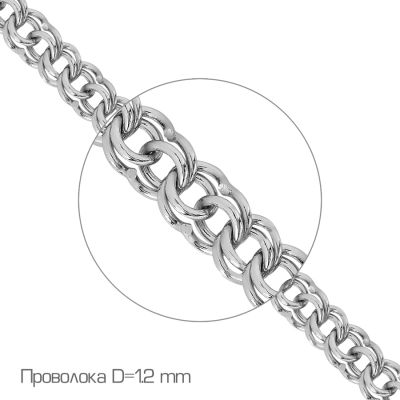 

Цепочка из серебра Линии Любви, Цепь Ц1ГР07РО010120