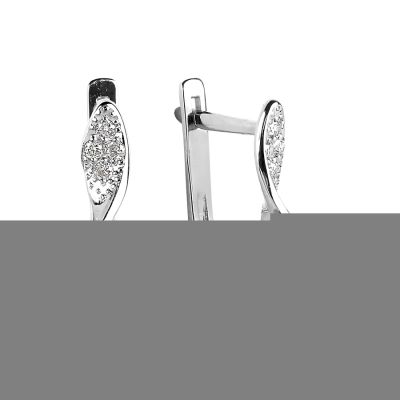 

Серьги с аметистами и бриллиантами Линии Любви, Серьги Т301025406