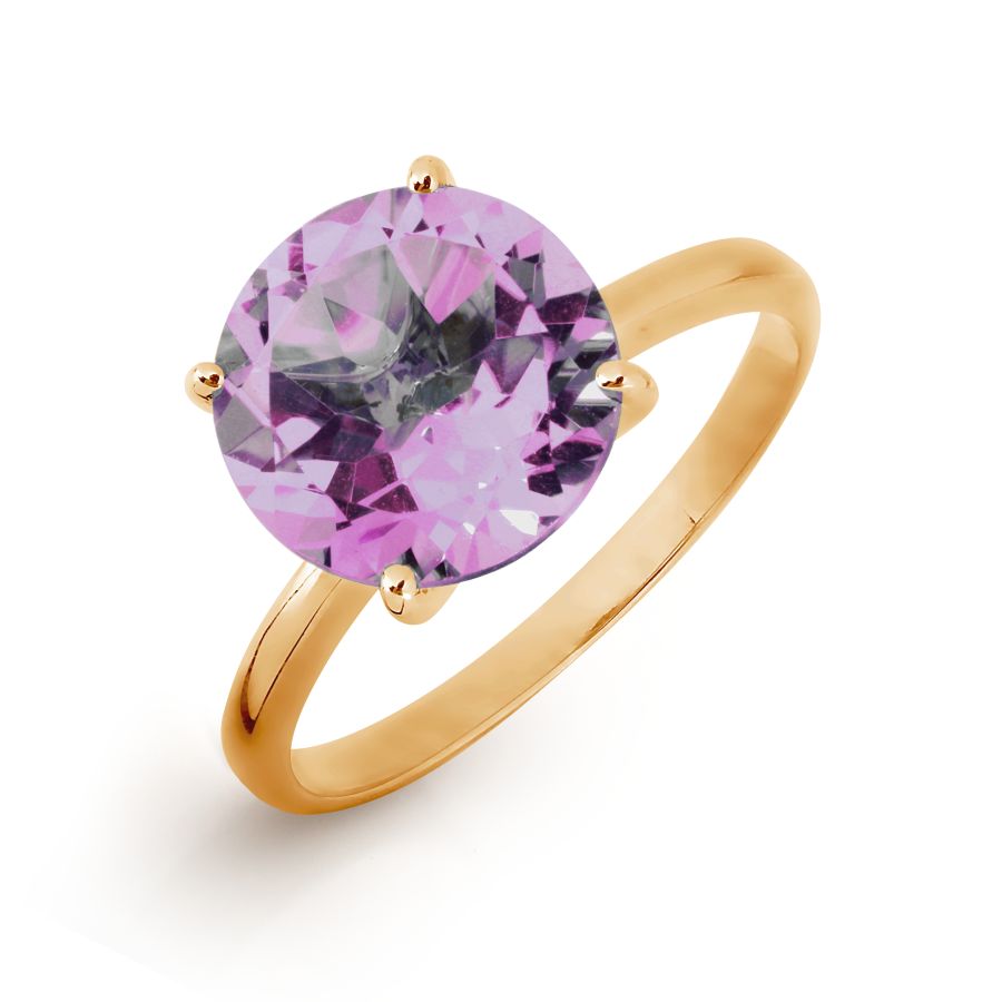 

Кольцо с аметистом Линии Любви, Кольцо Т101016398-01