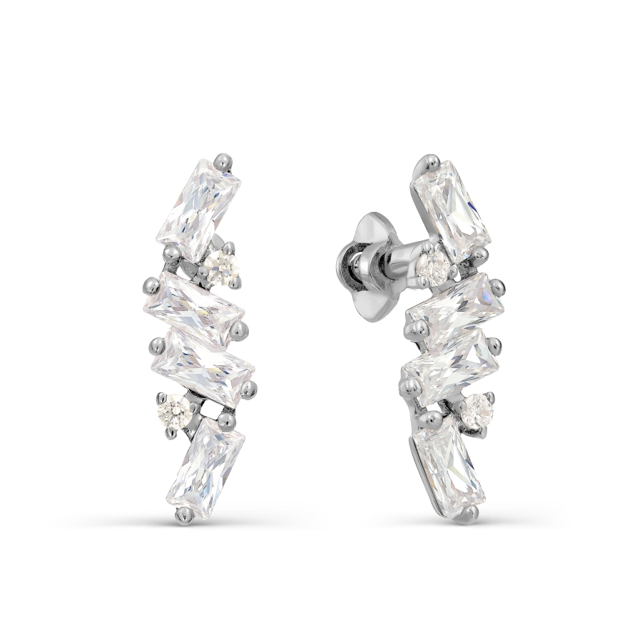 

Серьги с Swarovski Zirconia Линии Любви, Серьги Т302027682