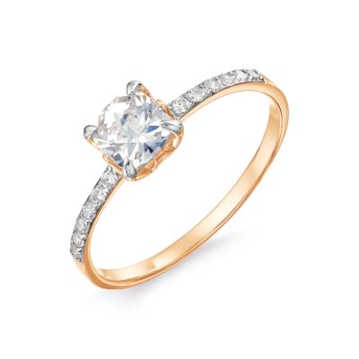 

Кольцо с Swarovski Zirconia Линии Любви, Кольцо Т147017700