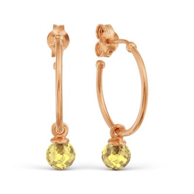 

Серьги с цитринами Линии Любви, Серьги Т101028820-04