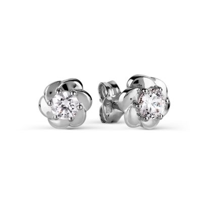

Серьги с фианитами Premium Линии Любви, Серьги Т302027292