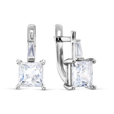 

Серьги с Swarovski Zirconia Линии Любви, Серьги Т302029725