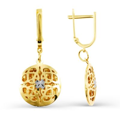 

Серьги из желтого золота Линии Любви, Серьги Т940623020