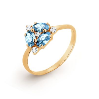 

Кольцо с Swarovski Zirconia Линии Любви, Кольцо Т102017355-01