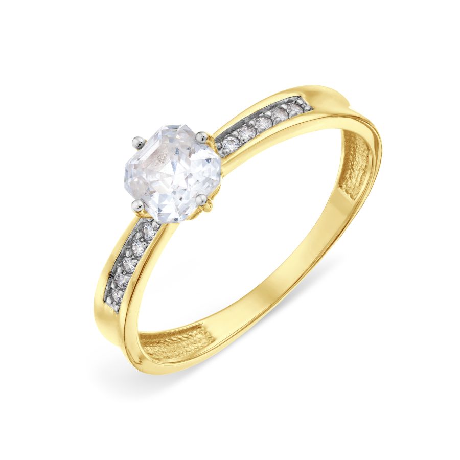 

Кольцо с Swarovski Zirconia Линии Любви, Кольцо Т947018491