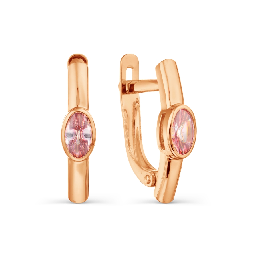 

Серьги с Swarovski Zirconia Линии Любви, Серьги Т102028881