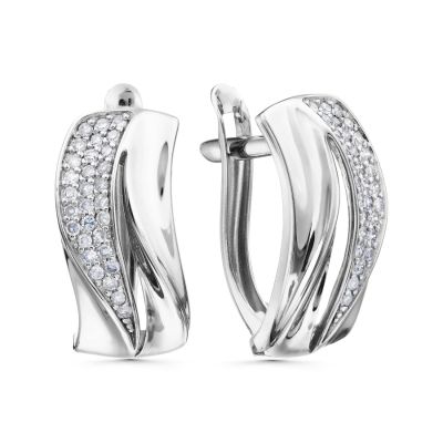 

Серьги с бриллиантами Линии Любви, Серьги Т30602Б873