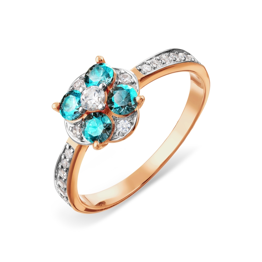 

Кольцо с Swarovski Zirconia Линии Любви, Кольцо Т147017934-03