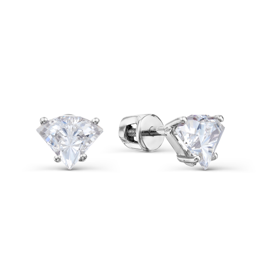 

Серьги с Swarovski Zirconia Линии Любви, Серьги Т302028715